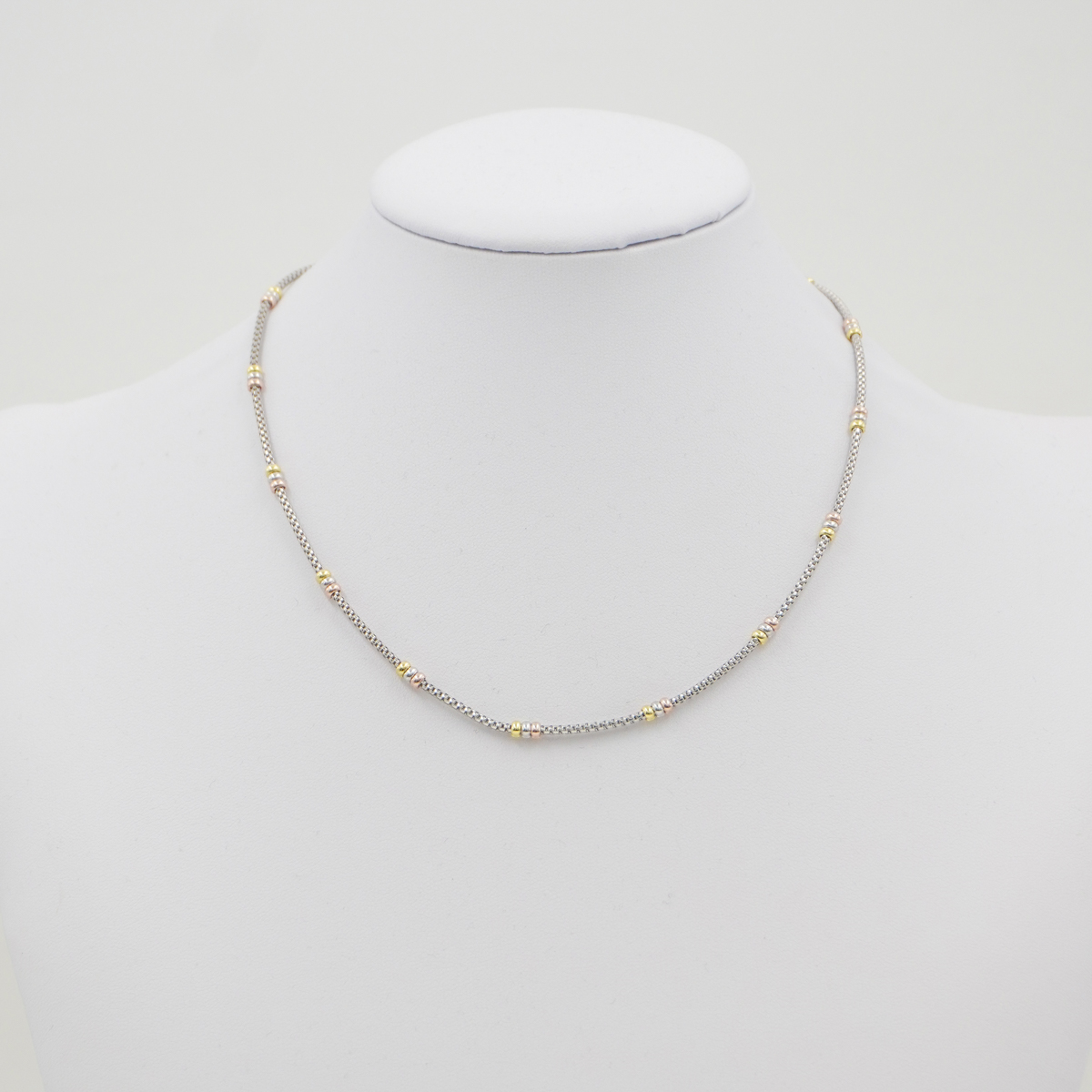 Collana catena Coreana in argento 925 misura 1,70mm – Rodiato
