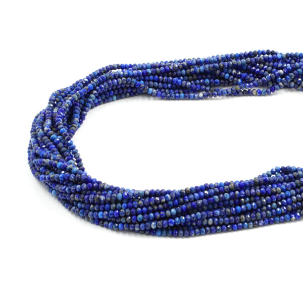 Lapis fili rondelle sfaccettate 3x2mm
