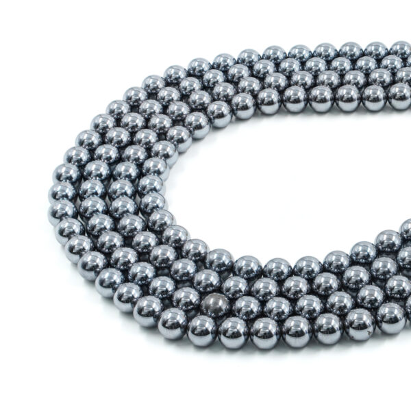 Terahertz strands round beads 4mm to 12mm
