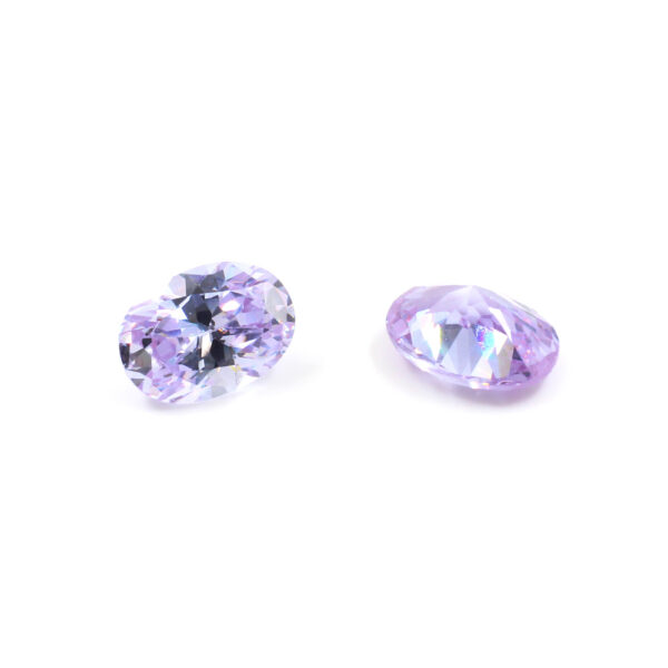 Buste di Zirconi lavanda taglio ovale 4x6mm a 5x7mm