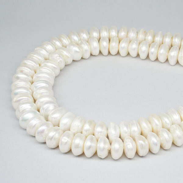 Fresh Water Pearls strands washer shape size 14-18mm