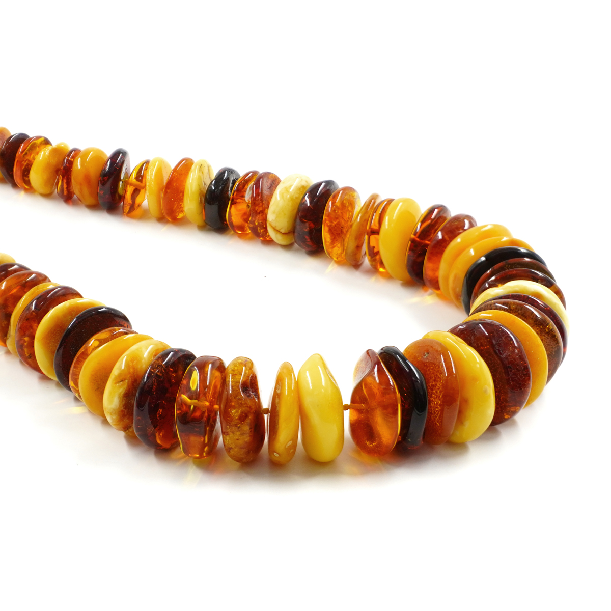 AMB30 - Multicolor Baltic Amber Necklace