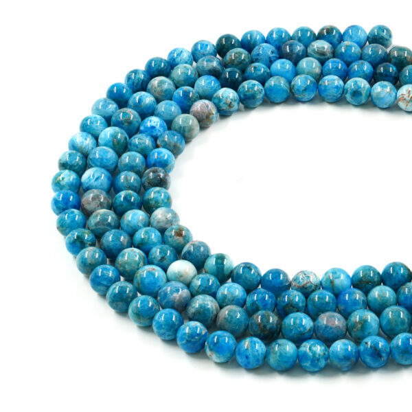 Apatite strands round shape size 8mm