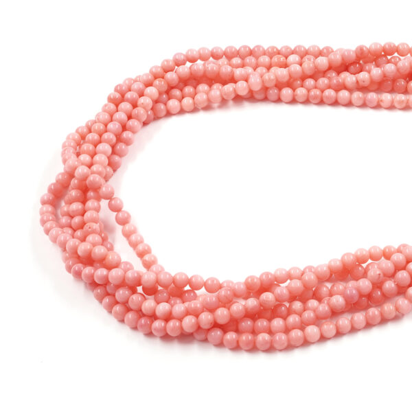 Corallo Bambu' Rosa fili tondi 3mm a 6mm