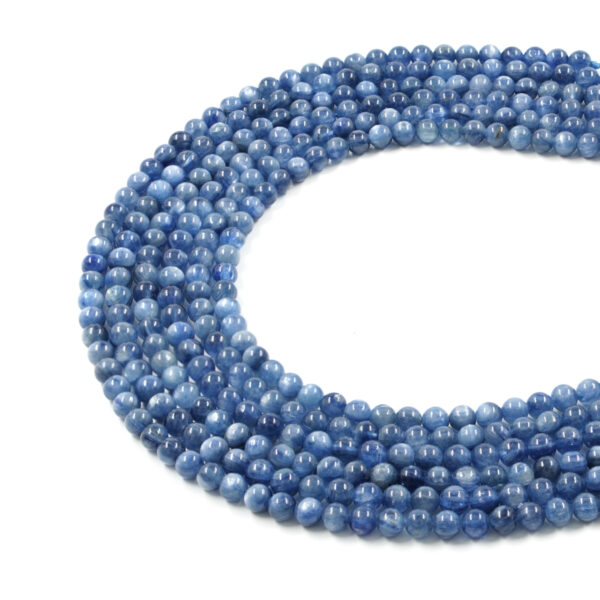 Kyanite strands round shape size 4mm to 10mm