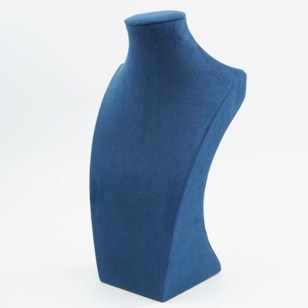 Collo Espositore per Collane Busto Altezza 31cm e 40cm – Colore Blu