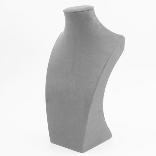 Collo Espositore per Collane Busto Altezza 31cm e 40cm – Colore Grigio Scuro
