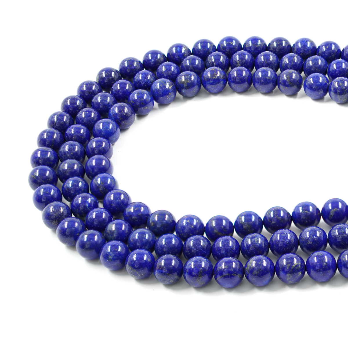 Lapislazuli strands round shape size 12mm – AA Quality