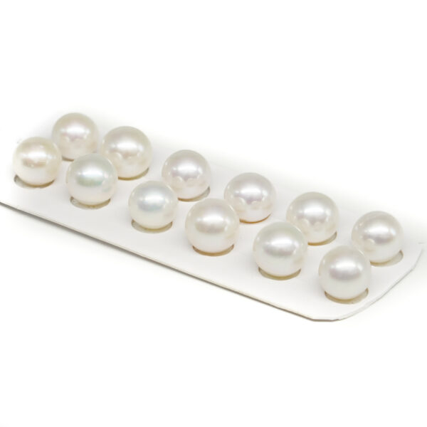 Edison Pearls pairs round shape size 11-10mm