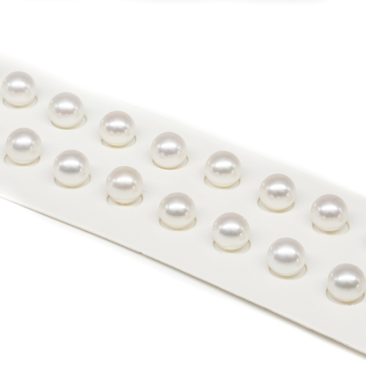 Fresh Water Pearls pairs round shape size 6-6½mm