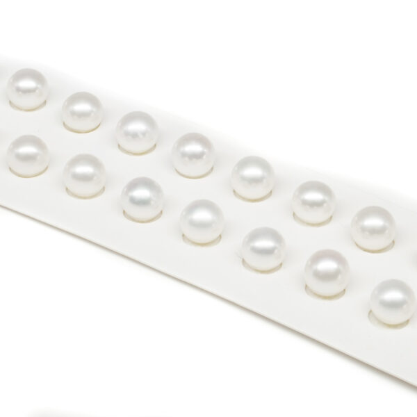 Fresh Water Pearls pairs round shape size 6½-7mm