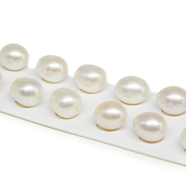 Fresh Water Pearls pairs drop shape size 9½-10mm