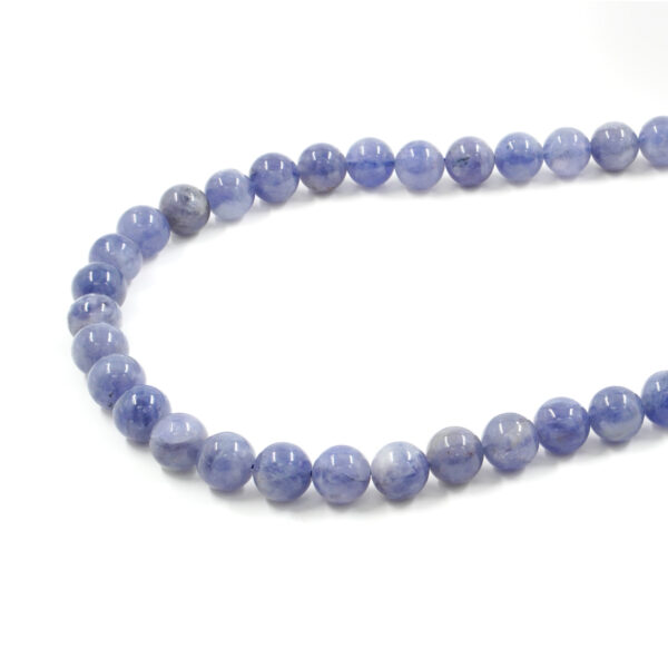 Iolite strands round shape size 10mm
