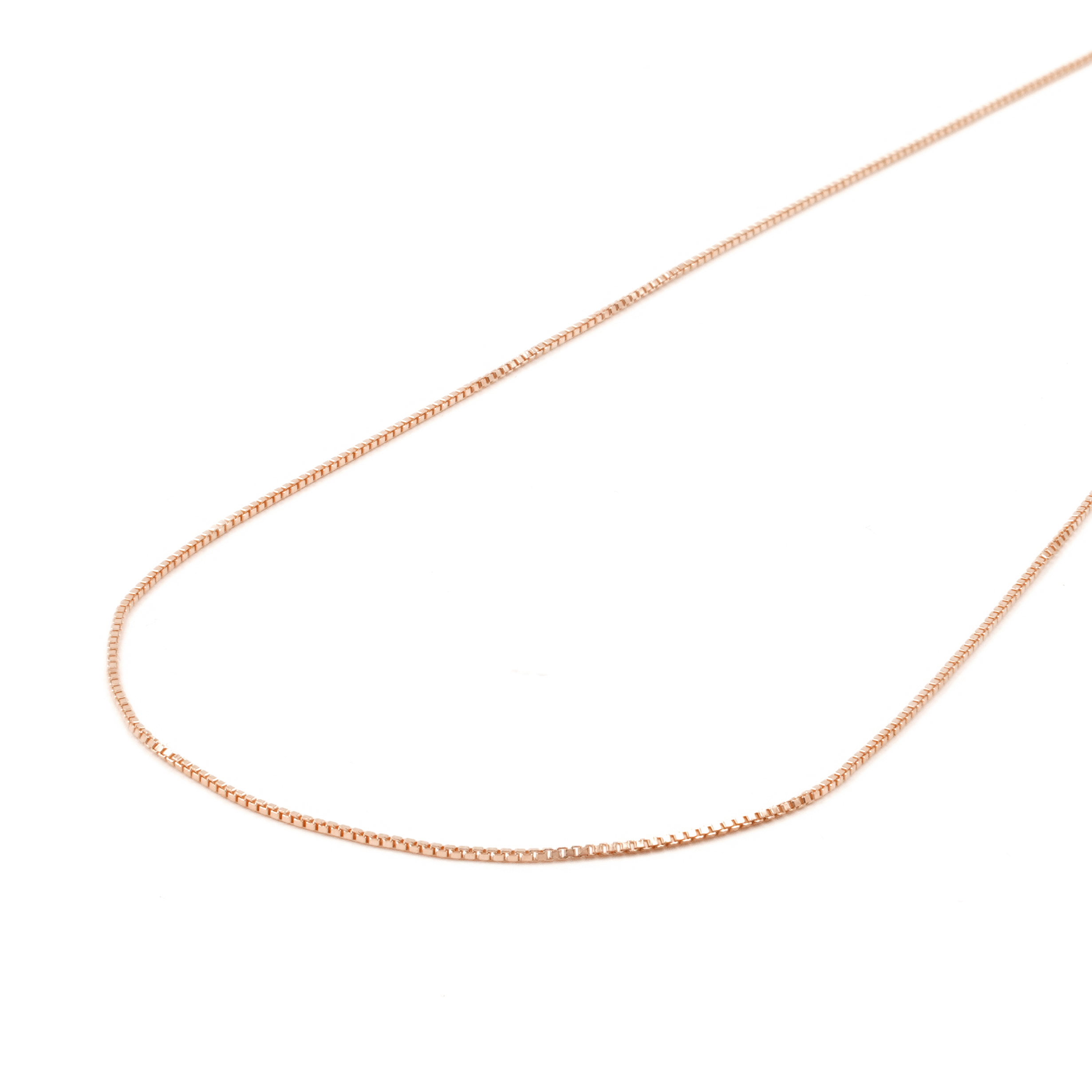 Collana Veneziana in argento 925 con bollatina – 1,40gr – 45cm – Rosè