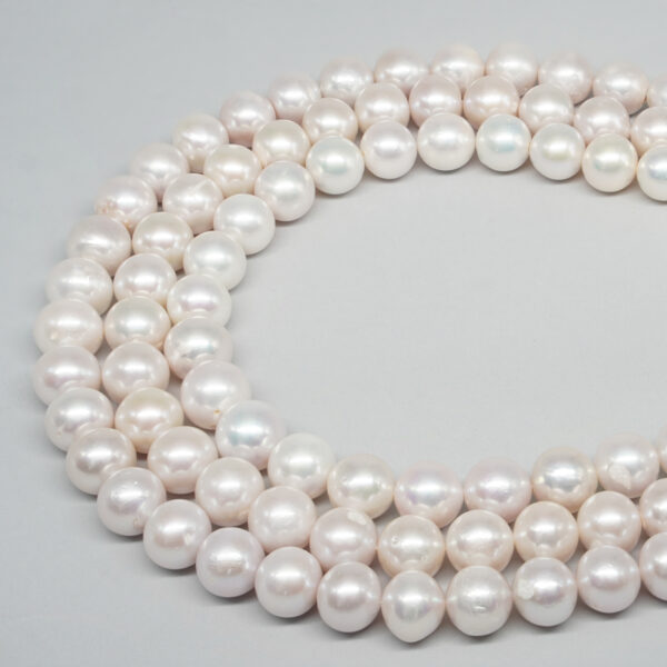 Edison Pearls strands round shape size 12-13mm