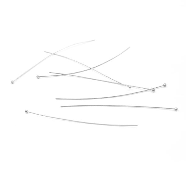 Sterling Silver matchstick 70×0,60mm thickness – Rhodium Color