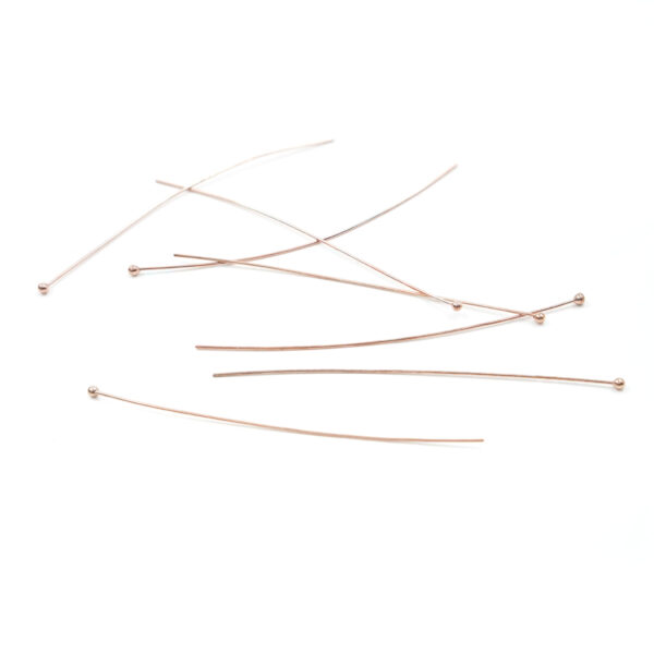 Sterling Silver matchstick 50×0,60mm thickness – Rose Color