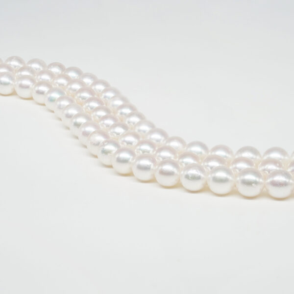 Akoya round pearl strands size 8-8½mm