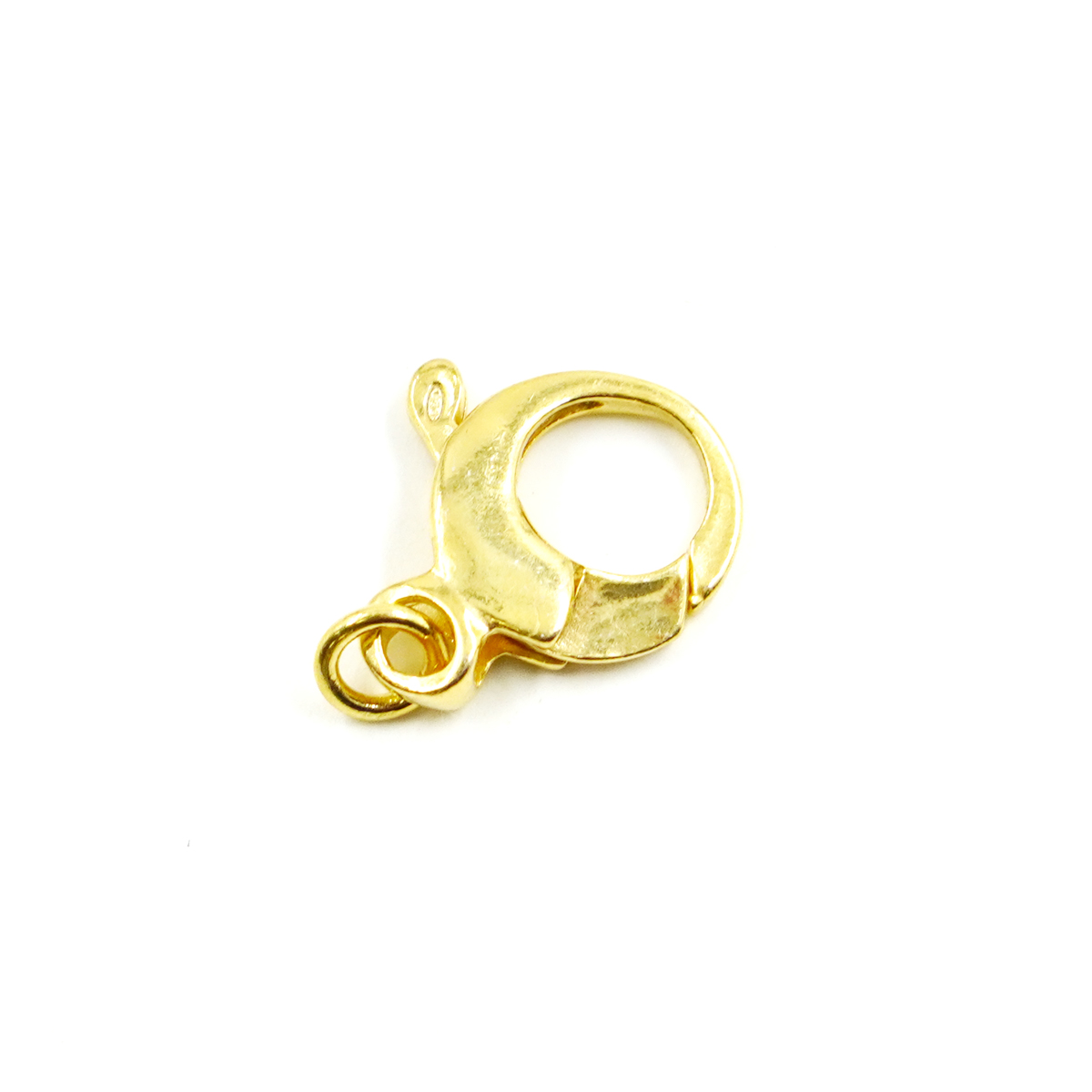 Argento 925‰ chiusura round 12mm – Dorato
