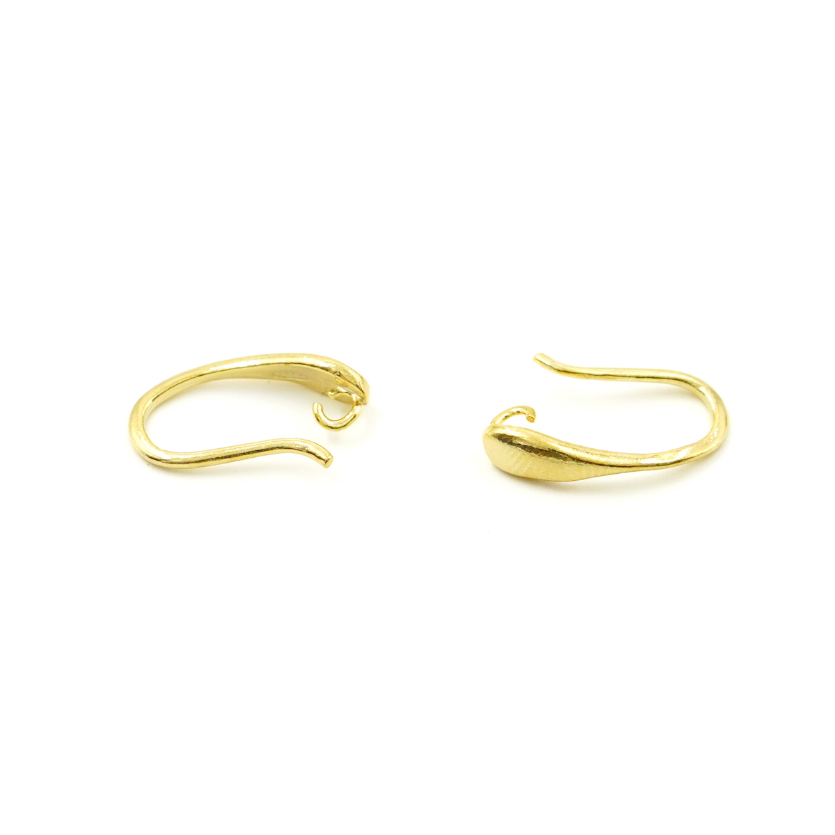 Orecchini argento con gancio 13x4mm – Dorato