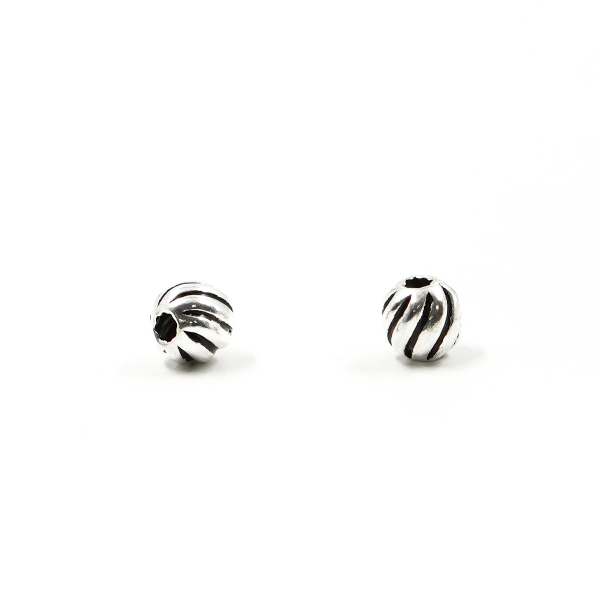 Sterling silver spacer element sphere shape size 3mm