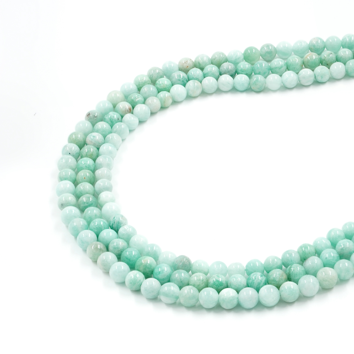 Amazonite strands round shape size 6mm to 12mm - Image 2