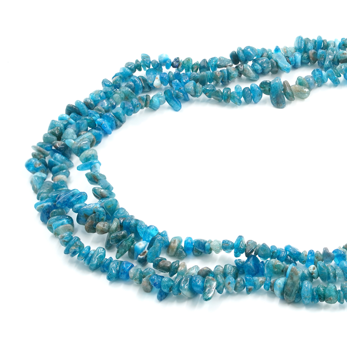Apatite strands Chips shape size ~6-7mm – 80cm (32inch) Strand Lenght