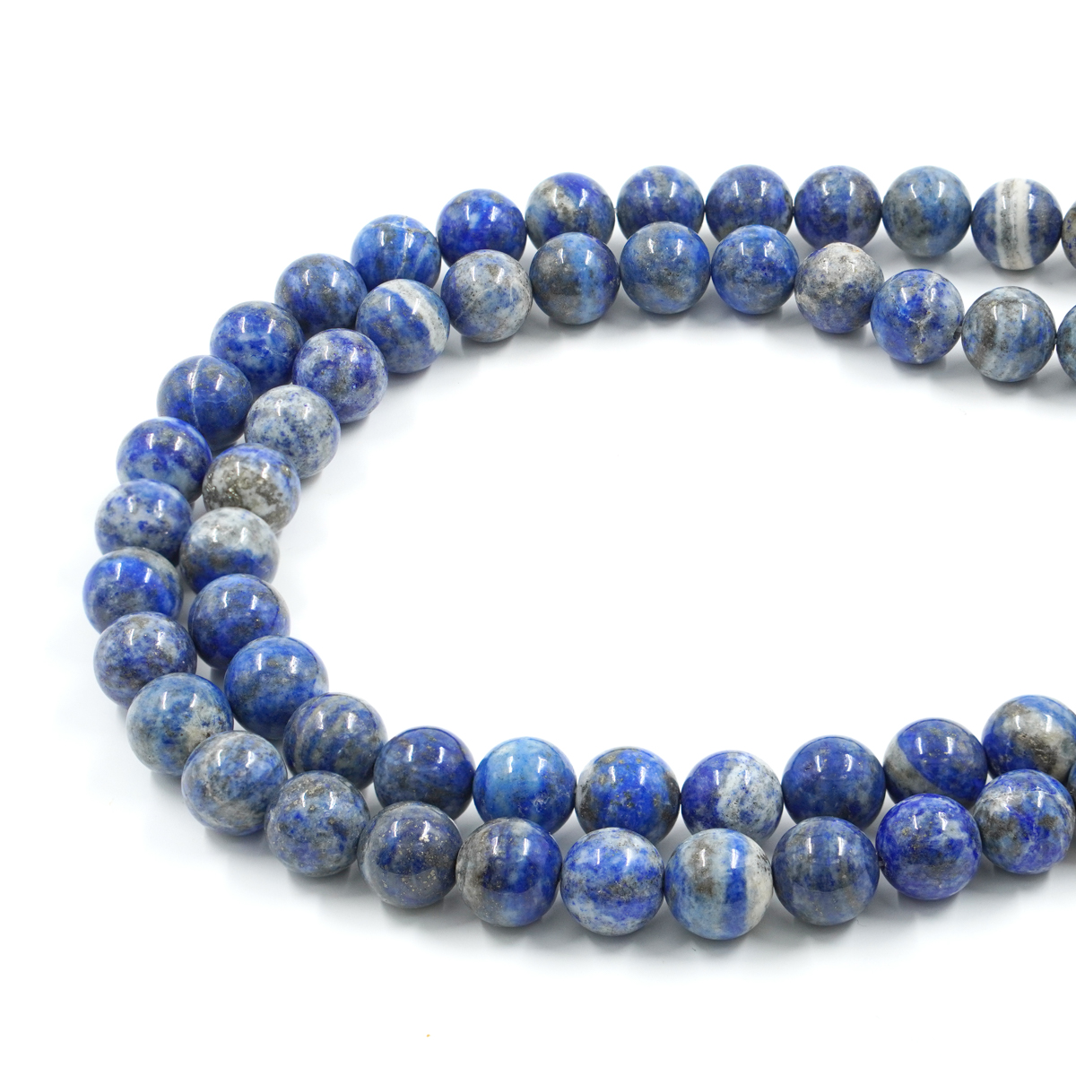 Lapislazuli strands round shape size 4mm to 18mm - Image 4