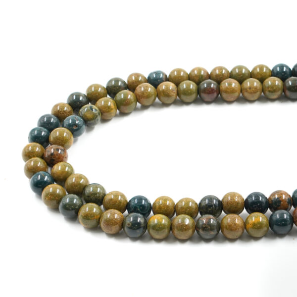 Bumblebee Jasper strands round shape size 10mm