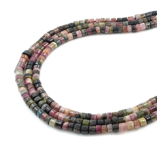 Tourmaline strands irregular washer shape size ~6x4mm