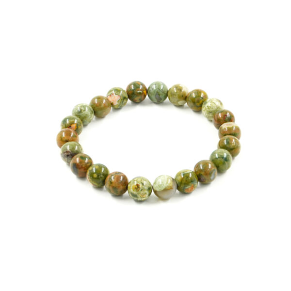 Elastic Bracelet with Rhyolite 8mm