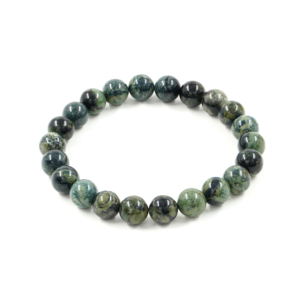 Bracciale elastico Diaspro Green 8mm