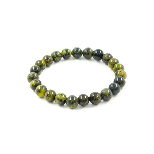 Bracciale elastico Diaspro Serpentina 8mm