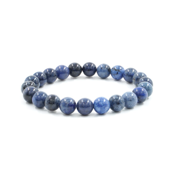 Elastic Bracelet with Dumortierite 6mm