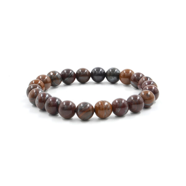 Elastic Bracelet with Iron Tiger Eye 8mm