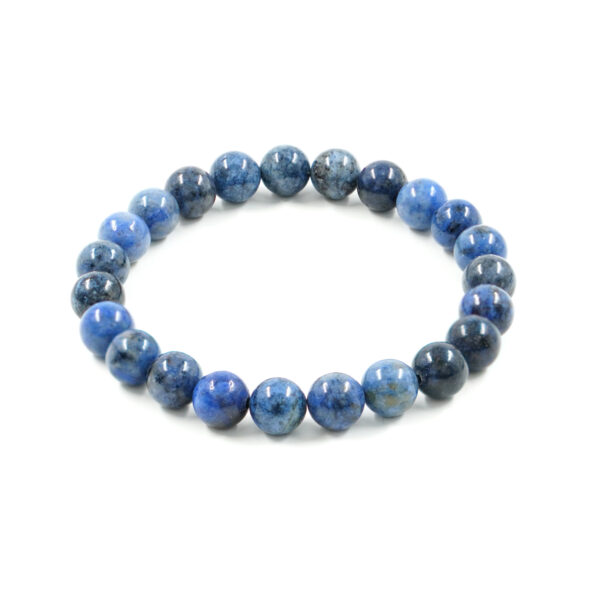 Elastic Bracelet with Dumortierite 6mm