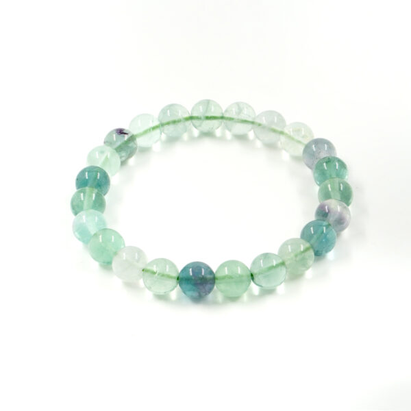 Elastic Bracelet with Fluorite 6mm