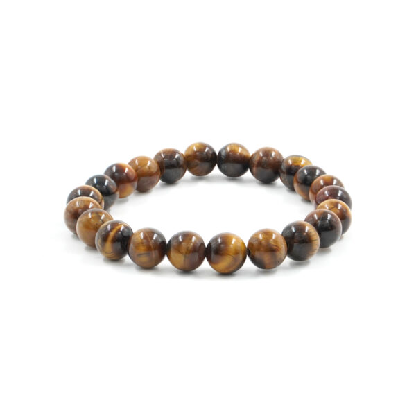 Elastic Bracelet with Tiger Eye 8mm