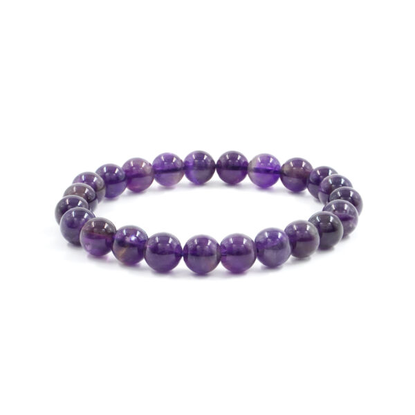 Bracciale elastico Ametista 8mm