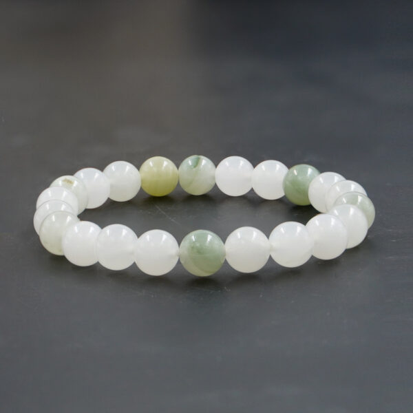 Elastic Bracelet with Jade 6mm