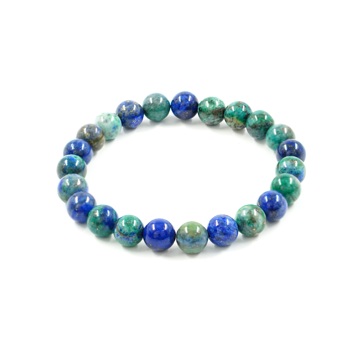 Bracciale elastico Azzurrite 6mm