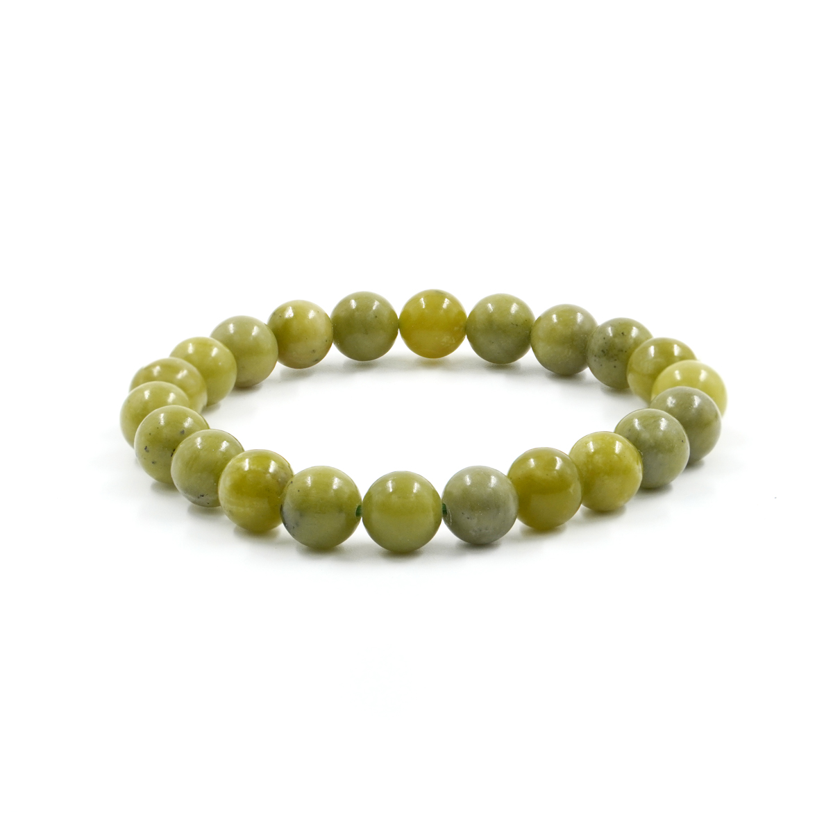 Bracciale elastico Giada Canadese 6mm