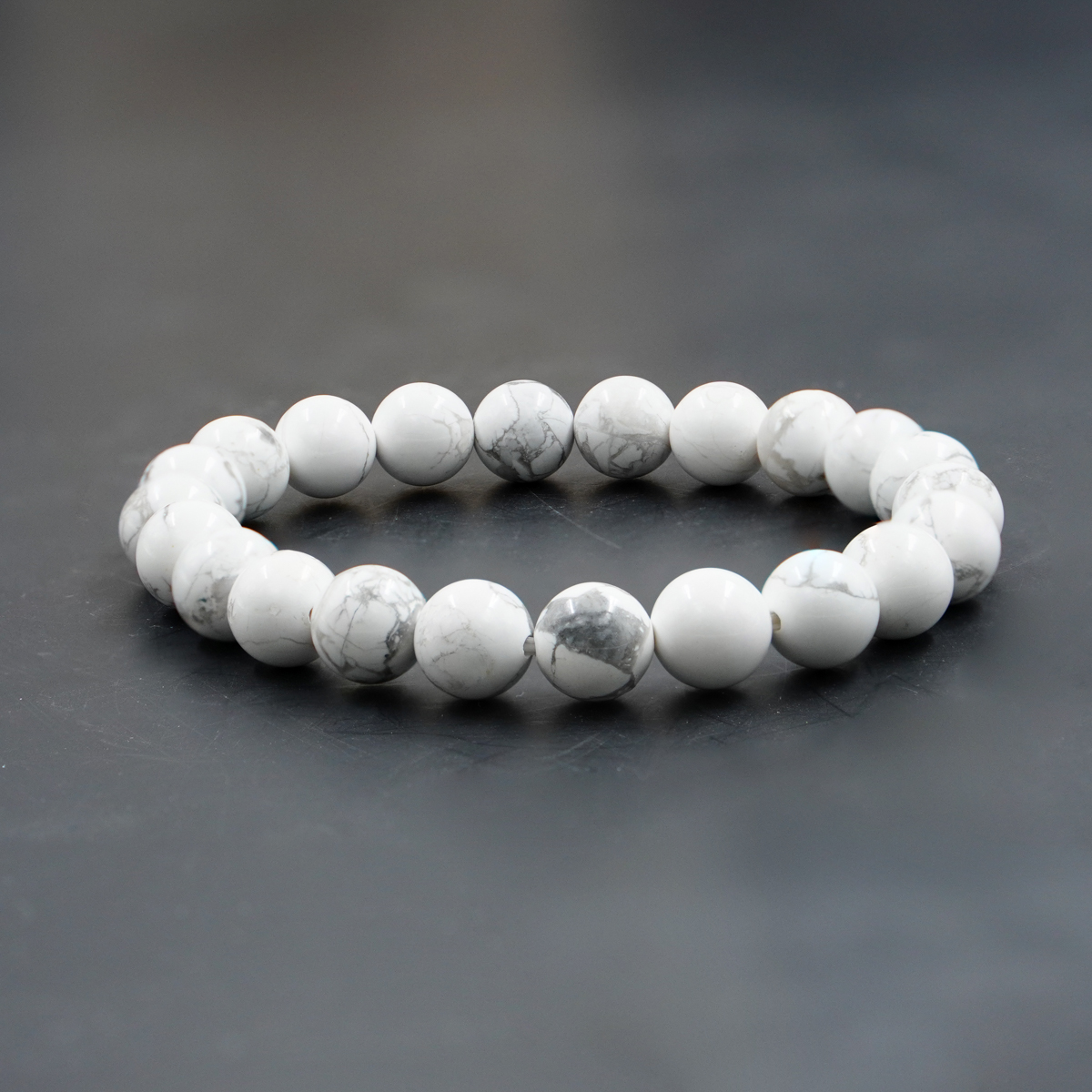 Bracciale elastico Howlite 6mm