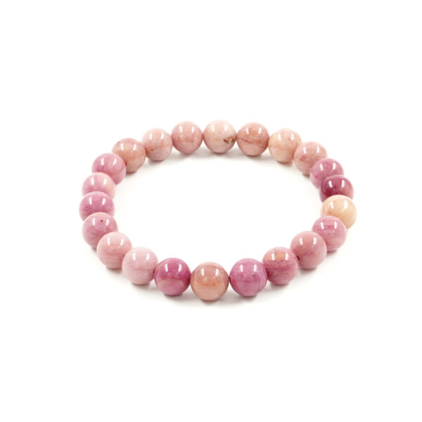 Elastic Bracelet with Rhodonite 6mm