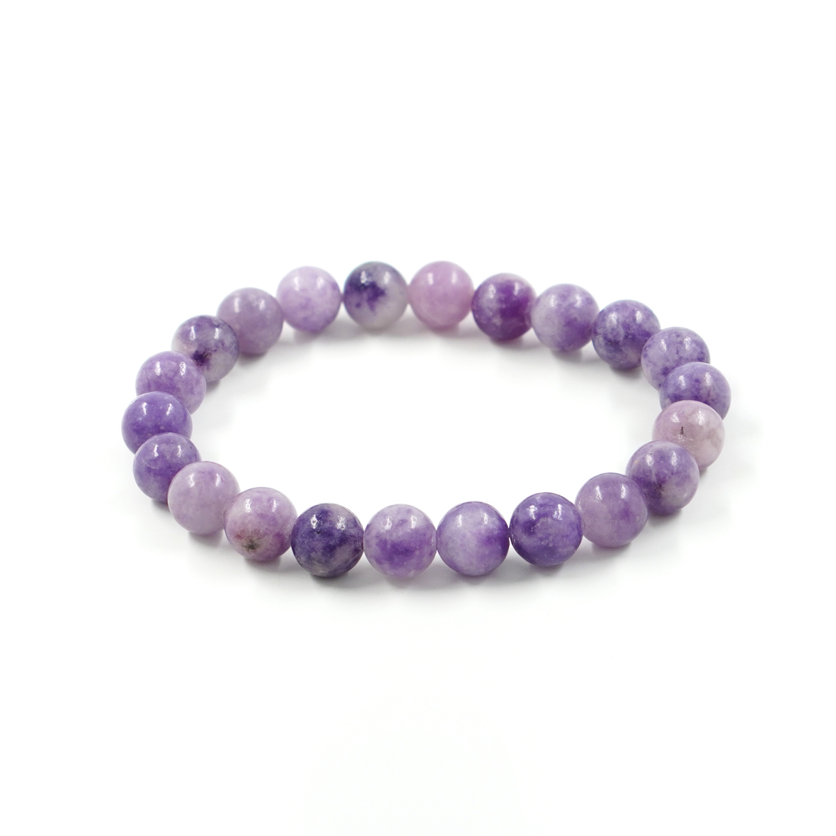 Bracciale elastico Diaspro Viola 6mm
