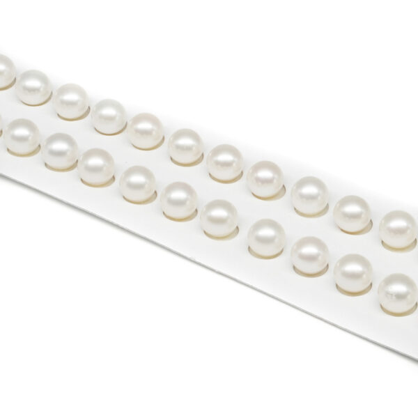 Fresh Water Pearls pairs round shape size 6½-7mm
