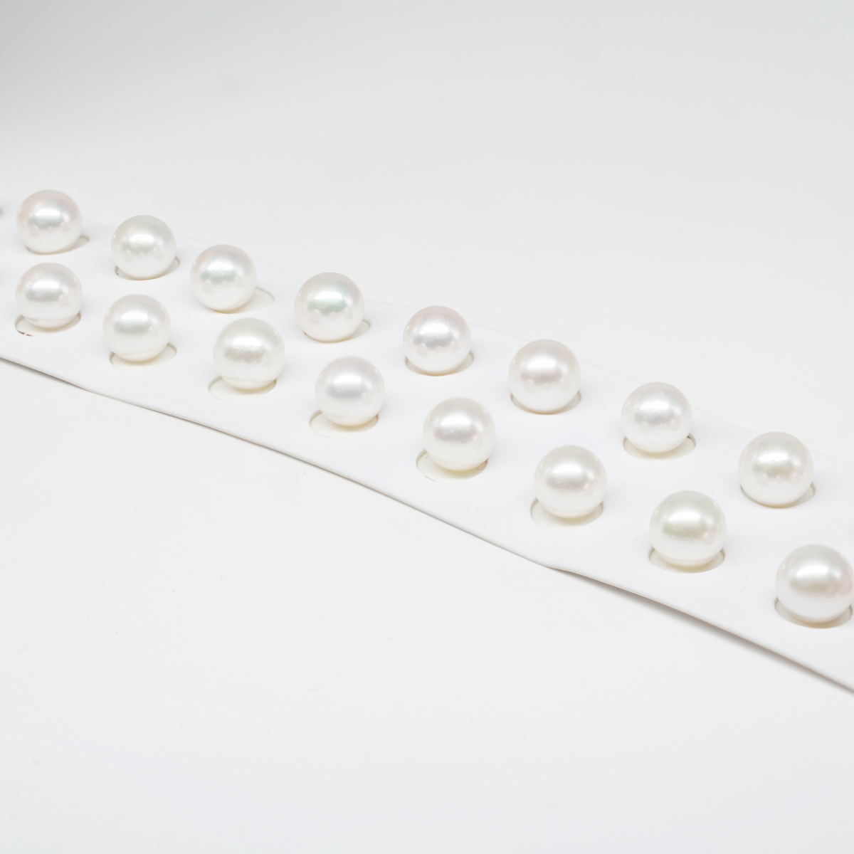Perle Akoya Giapponesi coppie tonde 8-8½mm
