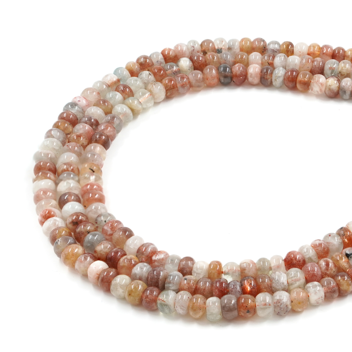 Sunstone strands washer shape size 6mm to 10mm