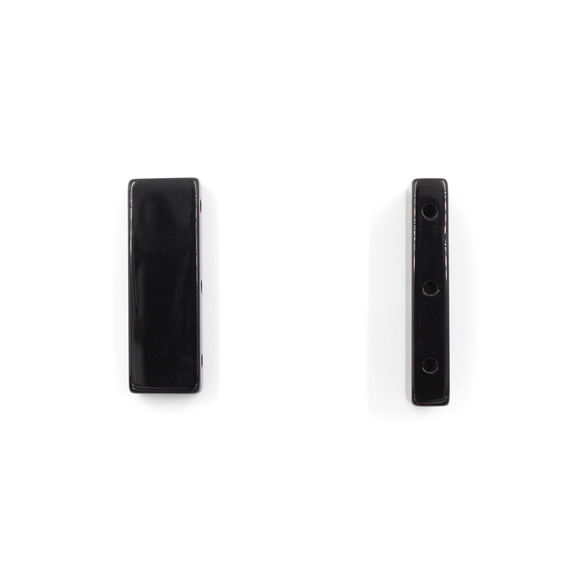 Black Agate spacer rectangular shape size 30x10mm