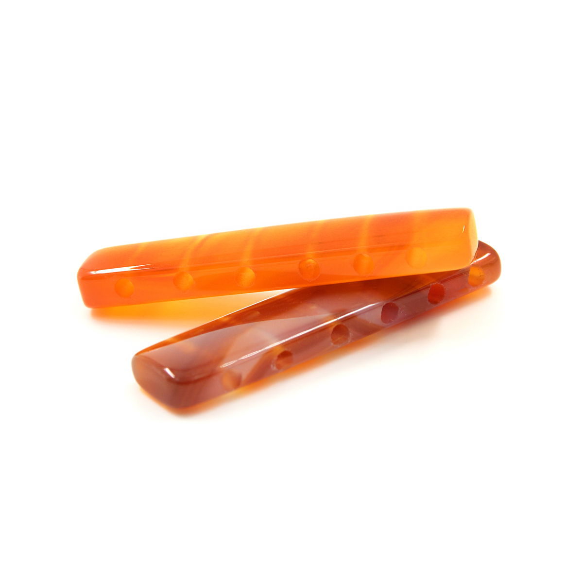 Red Agate spacer rectangular shape size 40x10mm